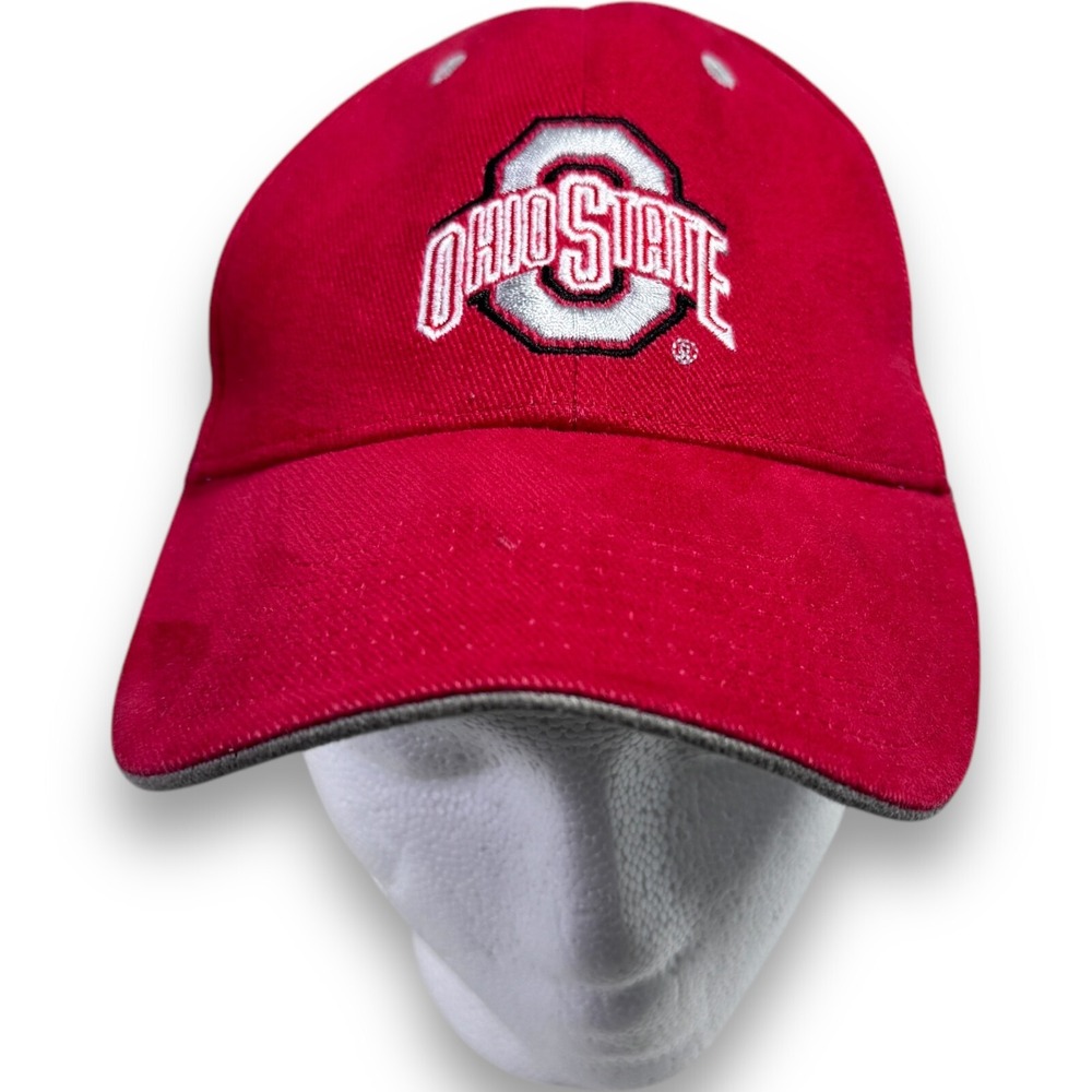 Signatures Ohio State University Buckeyes Hat OSU NCAA Football Red Baseball Cap
